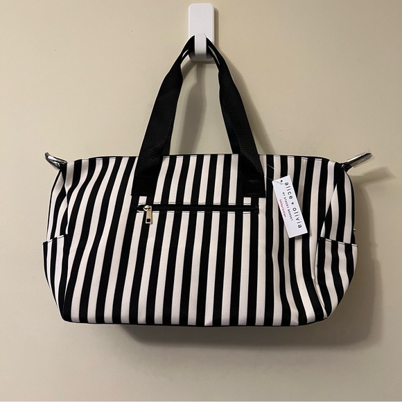 Alice + Olivia Handbags - Alice + Olivia Striped Duffle Bag